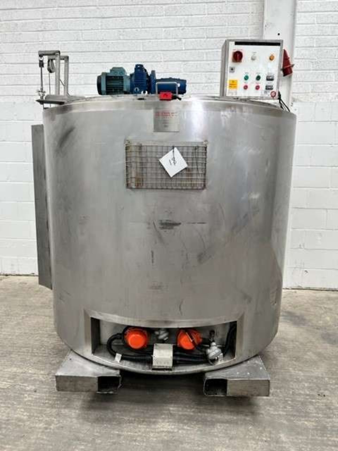 600 Litre Top Entry Electrically Heated Jacketed Vessel - Image 4 of 8