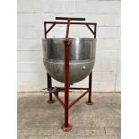 APV London 200L Round Bottom Stainless Steel Vessel with Anchor Blade