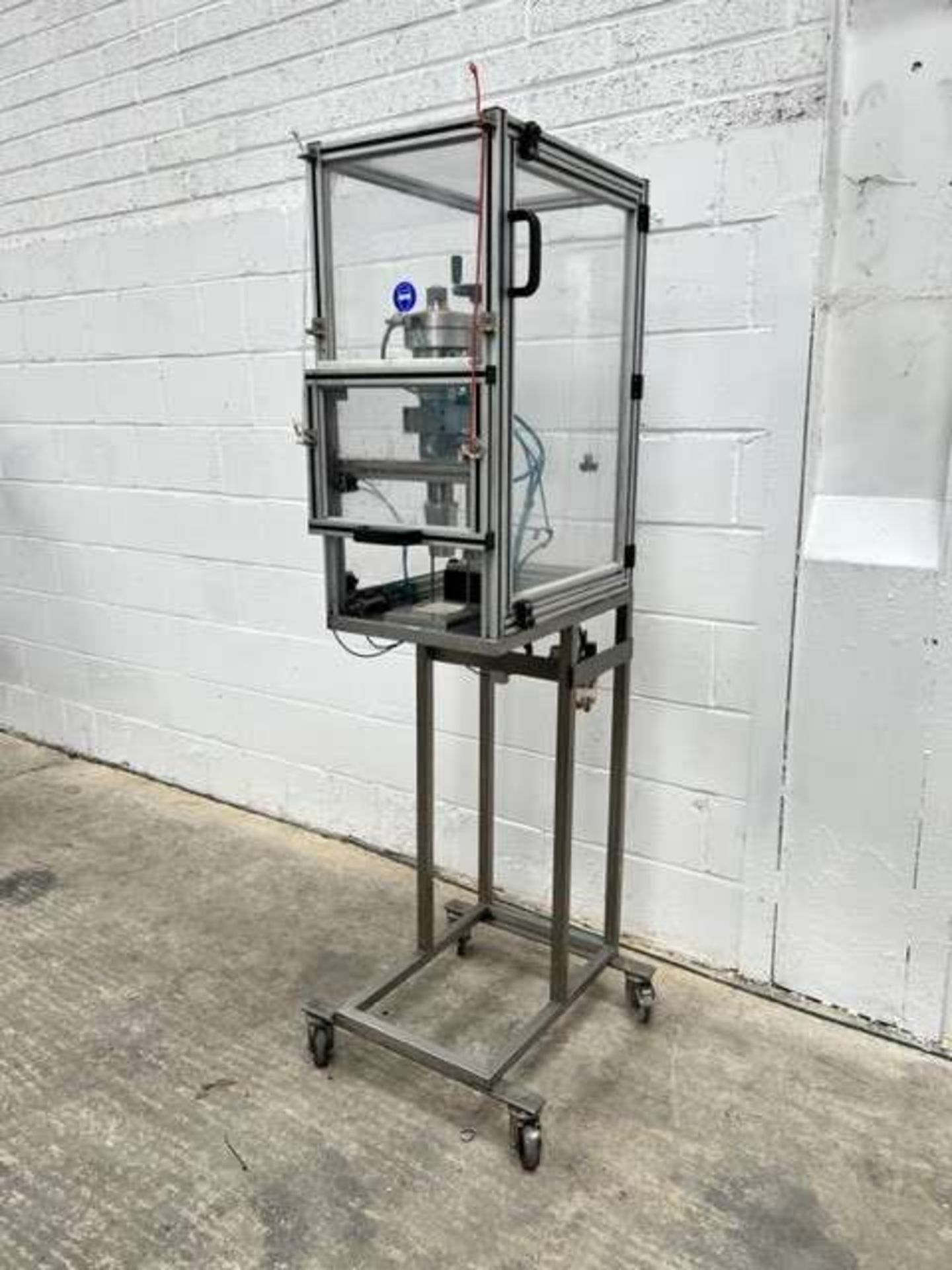 Semi Automatic Single Head Aerosol Capper with Stand and Guarding - Image 3 of 8