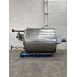 5000 Litre appx Jacketed Stainless Steel Mixing Homogenising Vessel