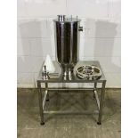 Bench Top Stainless Steel 20 Litre Holding Vessel