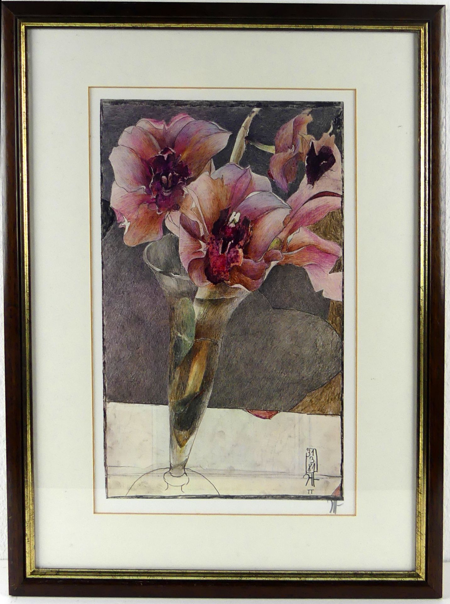 HORST JANSSEN (1929-1995), "Amaryllis Blüten", Farboffsetlithographie,