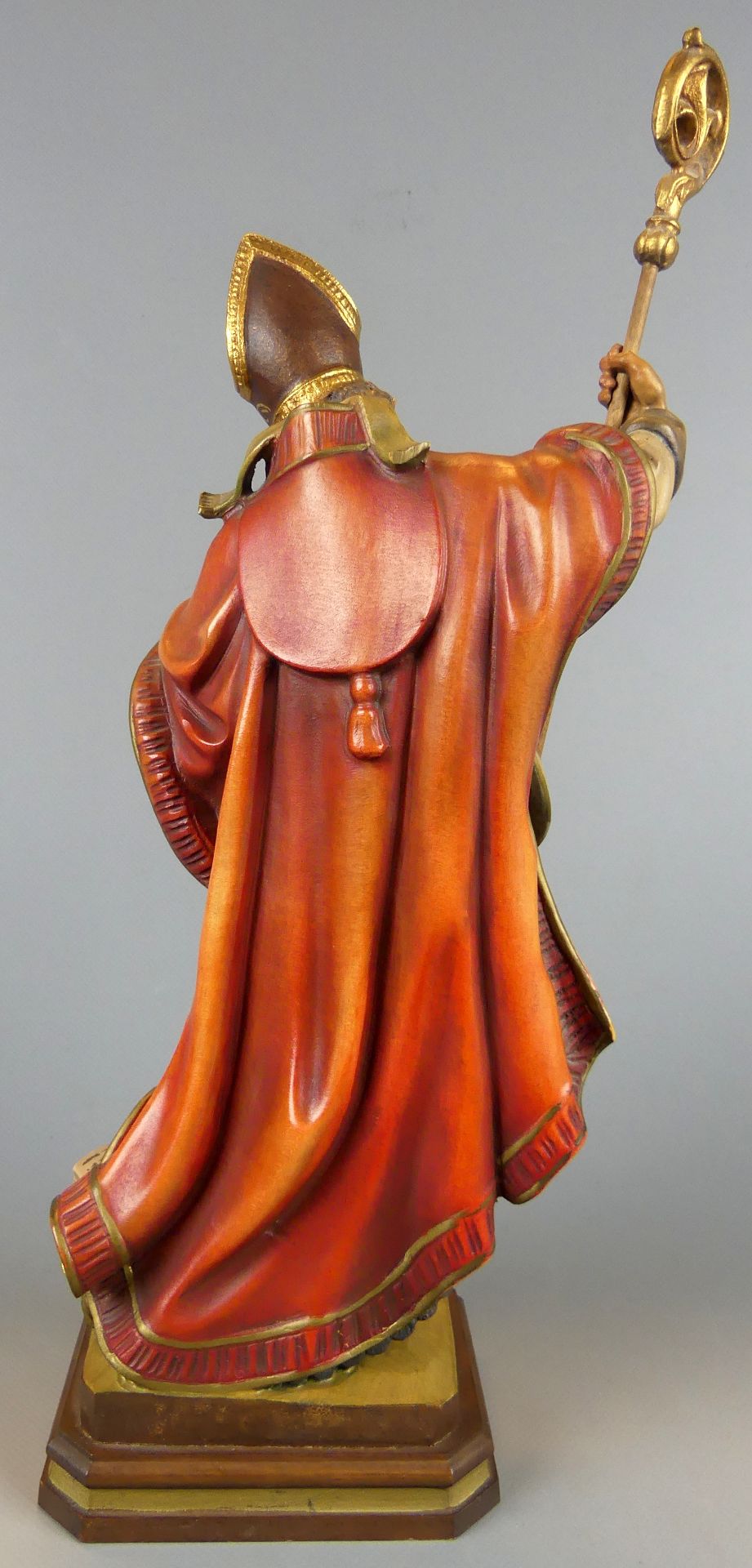 "Der Heilige Petrus" mit Attributen Kirche und Schlüssel, Holz, - Image 4 of 4