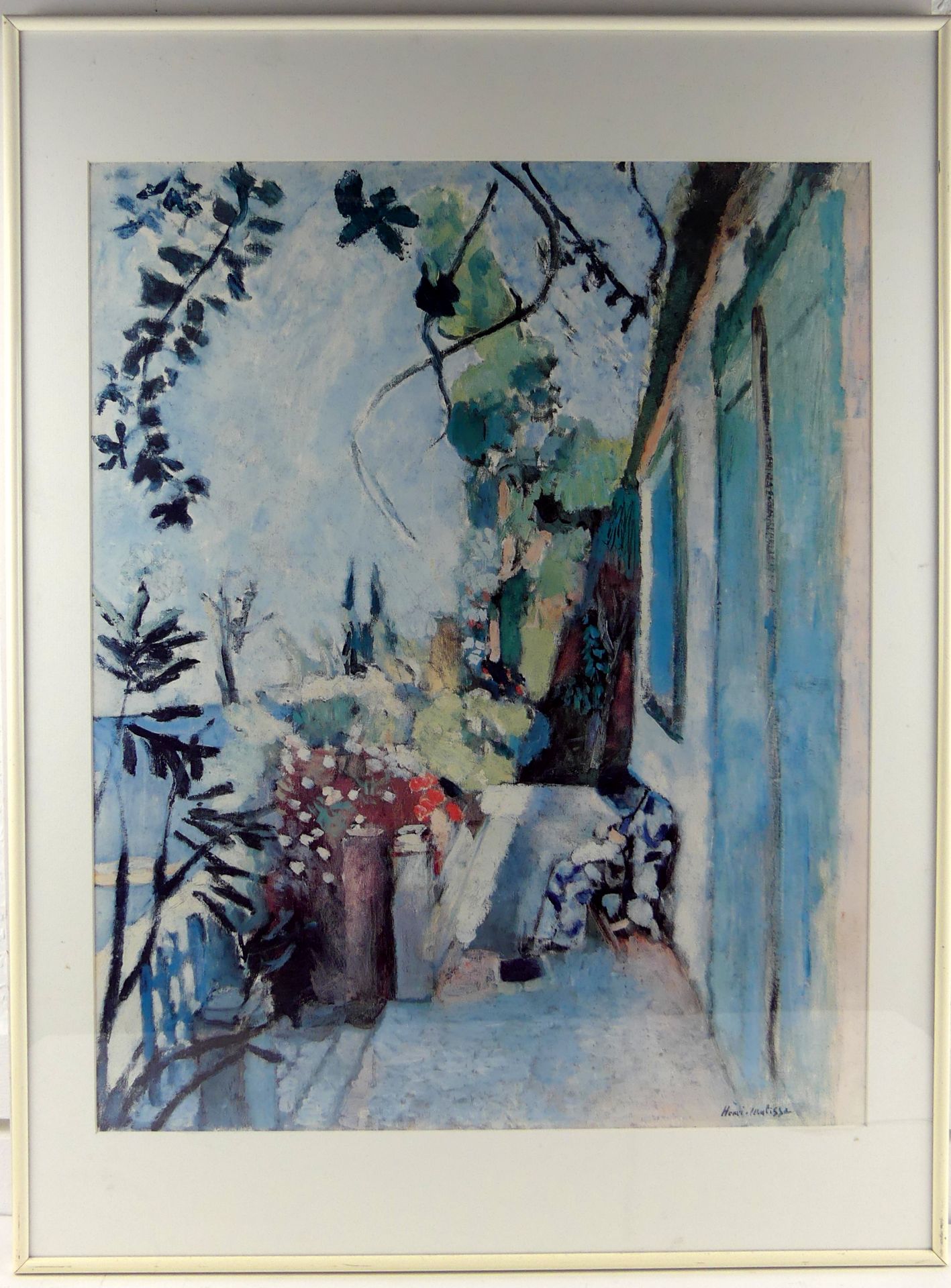 HENRI MARTISSE, Druck, hinter Glas gerahmt ca. 80 x 60 cm,