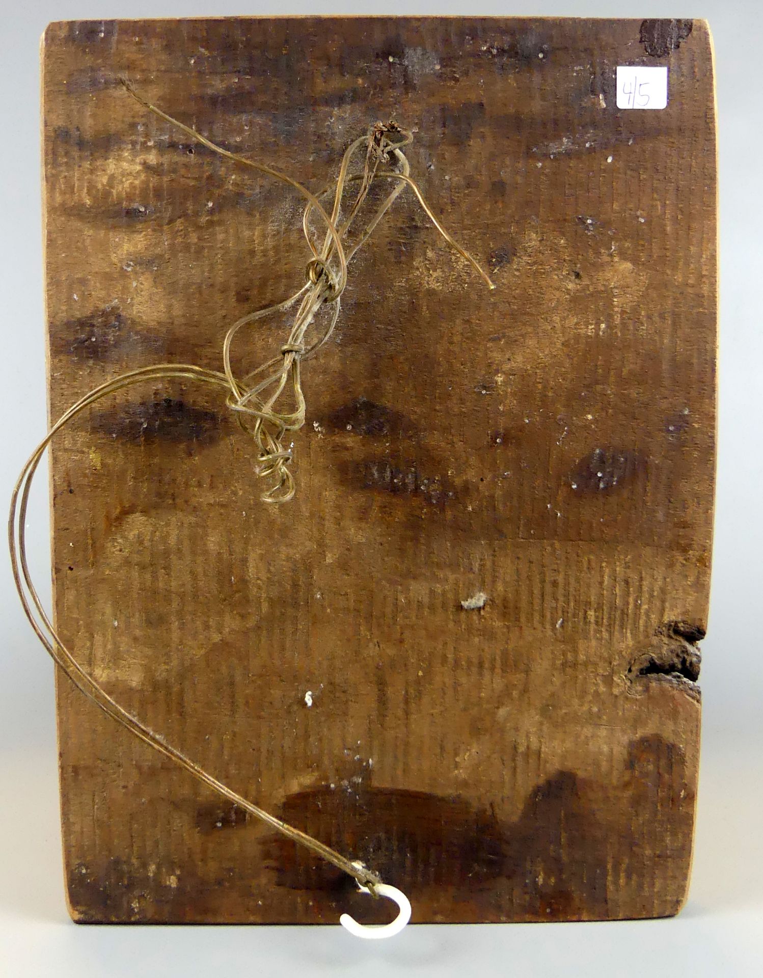 Ikone, Holz, Abplatzungen der Bemalung, ca. 35 x 25 cm - Image 4 of 4