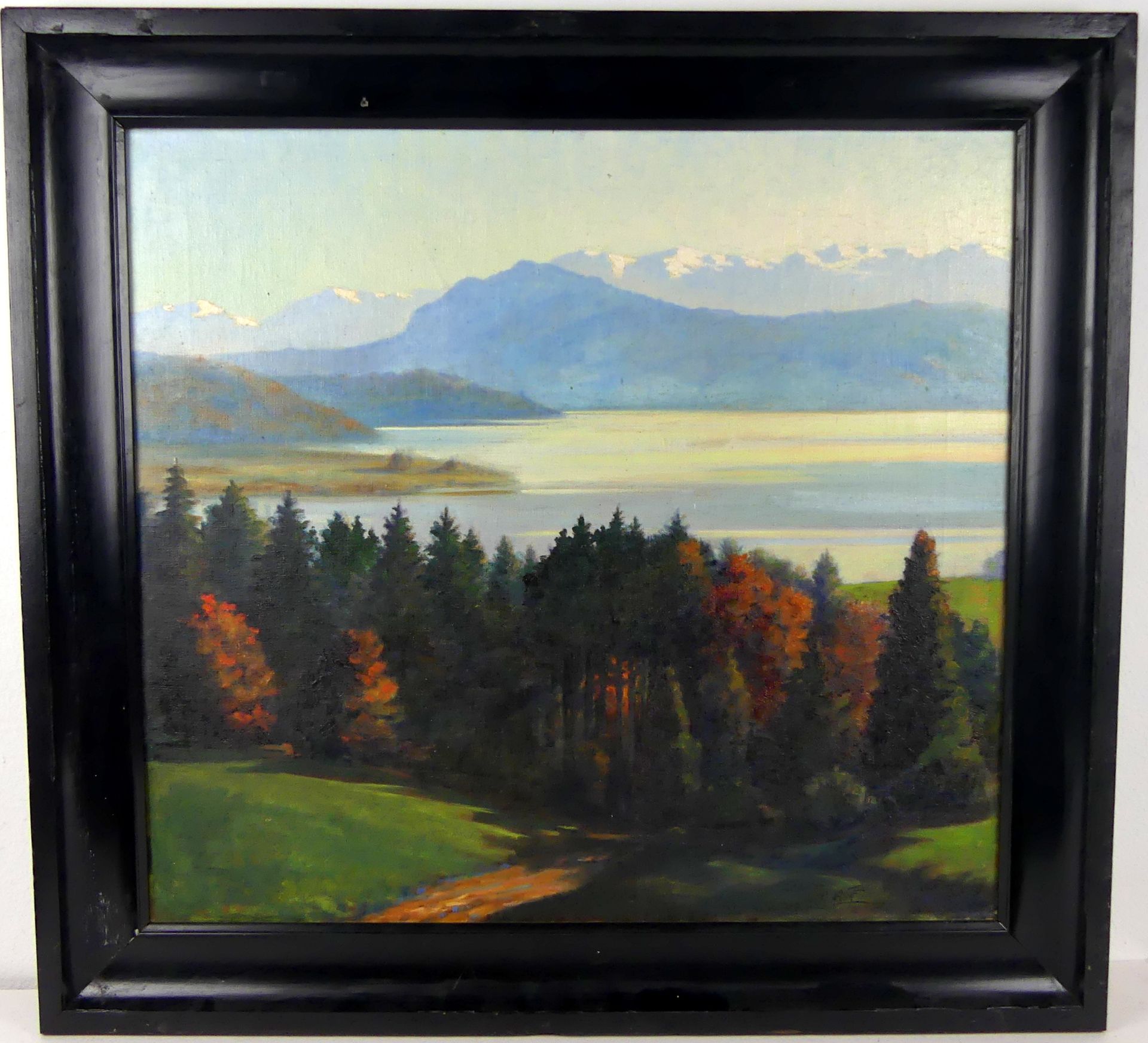 ADAM WOLF (1893-1968), "Herbst am Vierwaldstädter See", Öl/Leinwand,