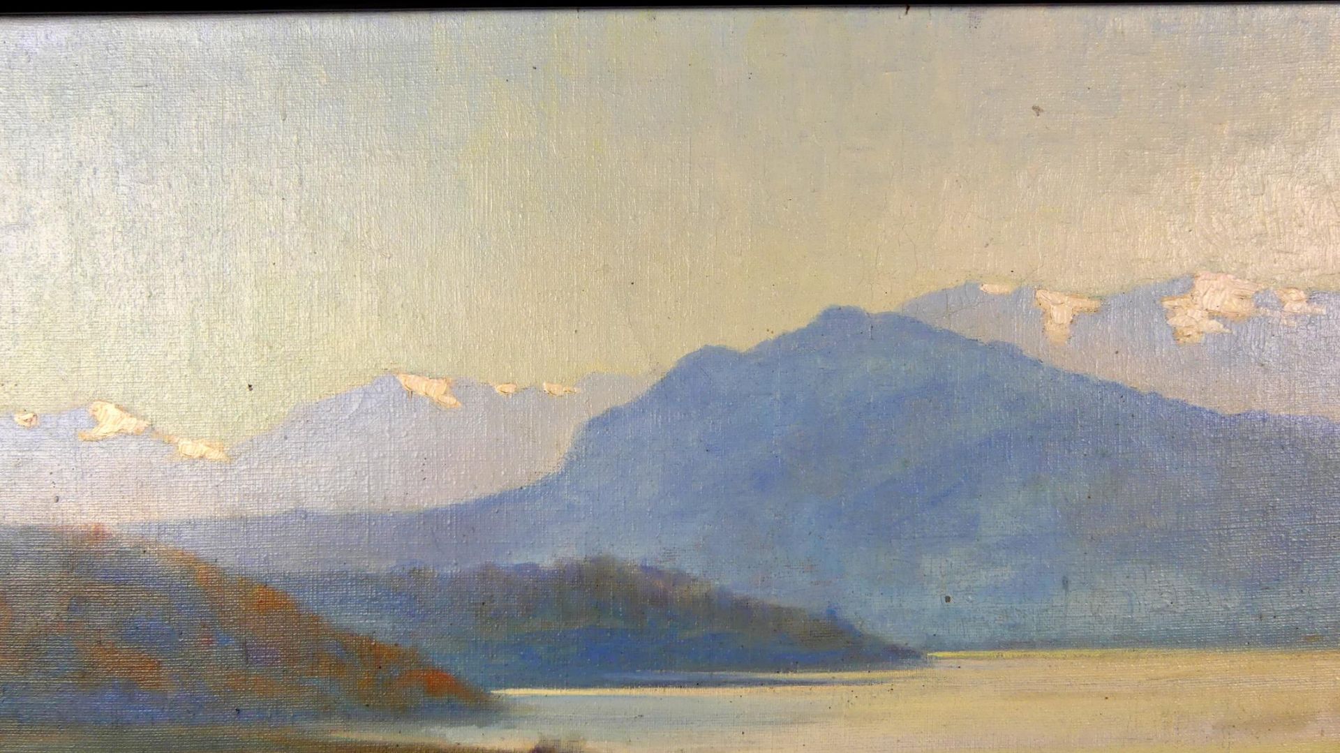 ADAM WOLF (1893-1968), "Herbst am Vierwaldstädter See", Öl/Leinwand, - Bild 3 aus 4