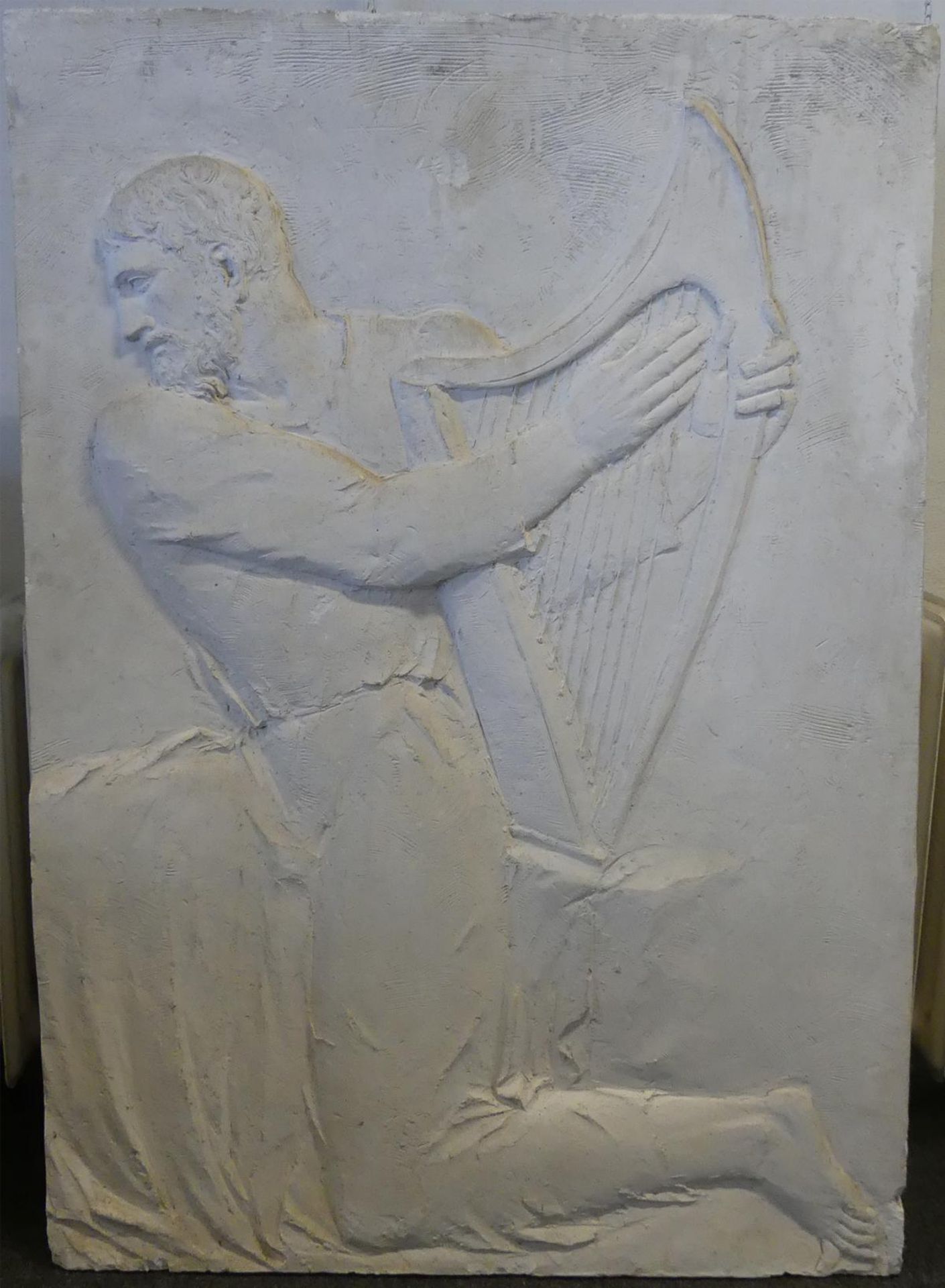 PROF. EMIL HIPP (1893-1965), "Venus & Tannhäuser", Relief, Gips, - Image 4 of 6