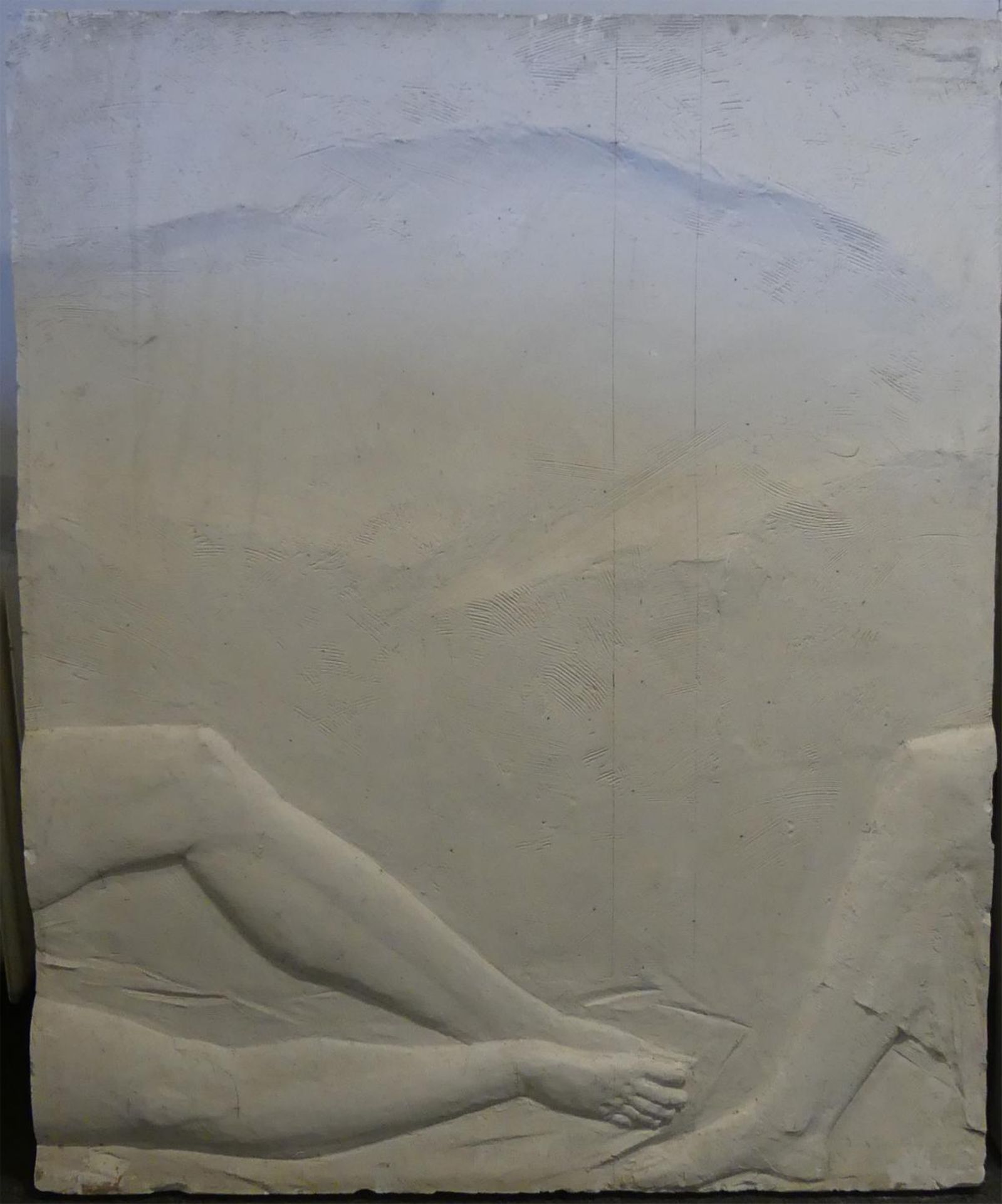 PROF. EMIL HIPP (1893-1965), "Venus & Tannhäuser", Relief, Gips, - Image 3 of 6