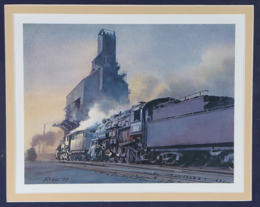 Railway interest: After Ted Rose, Group of seven coloured prints, various sizes, (7) - Image 4 of 6