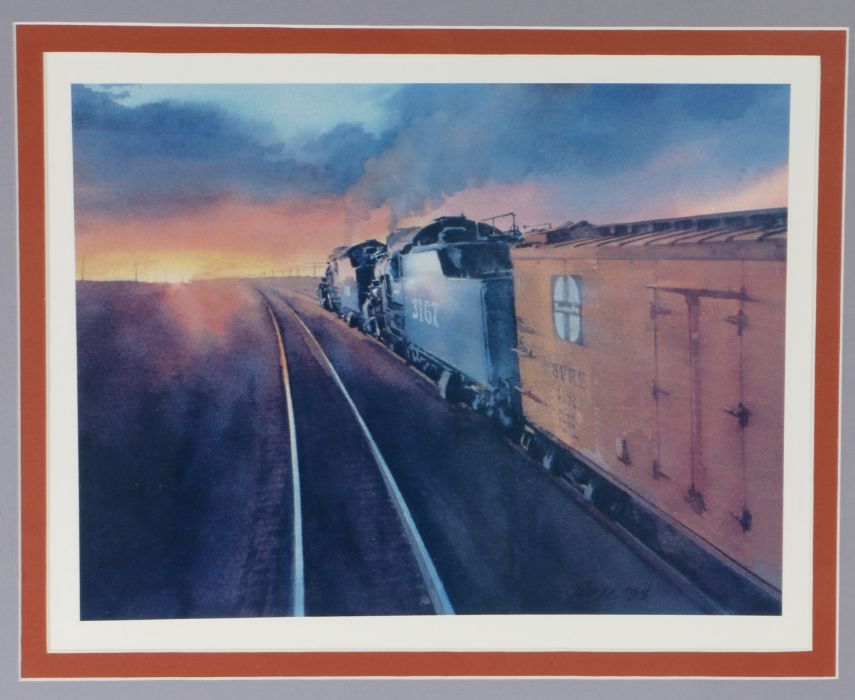 Railway interest: After Ted Rose, Group of seven coloured prints, various sizes, (7) - Image 5 of 6