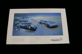 Motor Racing related: David Weston (1935-2011), 'Bluebird 1927-1935', signed and numbered 15/250 (