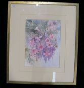 Kit Nicol (20th Century), 'Garden Joys', watercolour, signed and dated '94 (lower right), 38 x 28cm