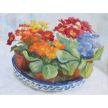 Alan Barlow (20th Century), 'Polyanthus', signed and dated '95 (lower right), watercolour, 27 x 35cm