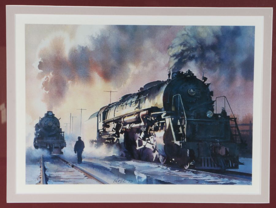 Railway interest: After Ted Rose, Group of seven coloured prints, various sizes, (7) - Image 6 of 6