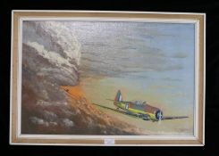 R.S. Jackson (20th century) 'Going Home', signed & dated 1980 (lower-right), oil on board, 39cm x