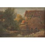 WA Newman (19th century) signed and dated (lower right) oil on board 17 x 24.5cm (6 3/4 x 9 5/8in)
