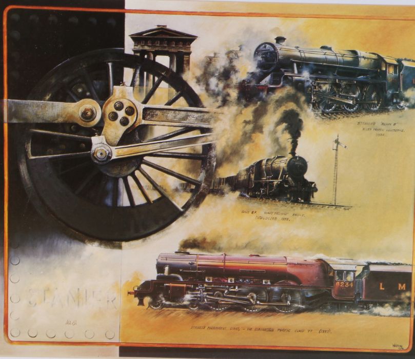 Railways related: After David Weston (1935-2011), group of eleven coloured prints to include ' - Image 11 of 11