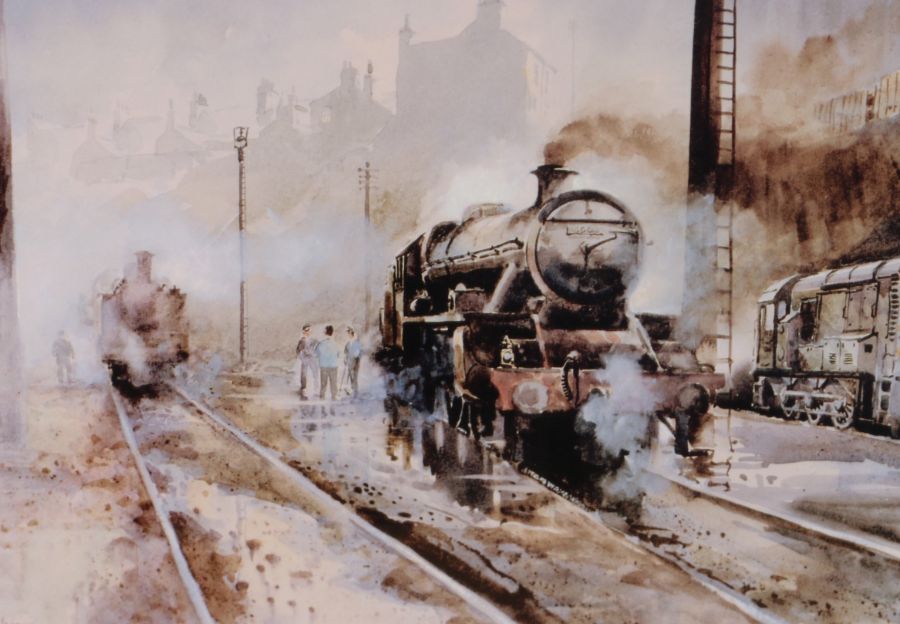 Railways related: After David Weston (1935-2011), group of eleven coloured prints to include ' - Image 5 of 11