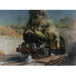 Railways related: Terence Cuneo (1907-1996) 'KIng George V', signed and numbered 475/850 (lower