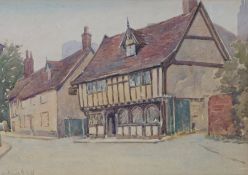 Gertrude C Fitt (British, 1863-1942) Norwich Scene