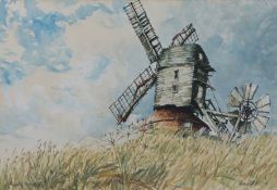 John Sutton (British, Born 1935) 'Suffolk Post Mill'