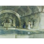 Sir William Russell Flint RA, PPRWS(1880-1969) 'Strange Interior', signed (lower right), artist's