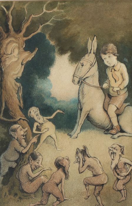 Richard James Williams (British, 1876-1964) The Donkey Sitting Joke