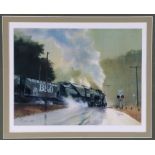 Railway interest: After Ted Rose, Group of seven coloured prints, various sizes, (7)