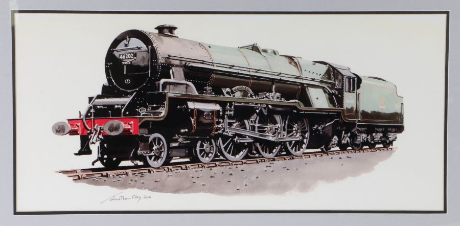 Jonathan Clay (20th Century), 'Princess Anne' train portrait, signed and dated 2011 (lower left),