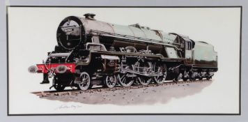 Jonathan Clay (20th Century), 'Princess Anne' train portrait, signed and dated 2011 (lower left),