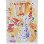 Two Jake Sutton gallery posters - Francis Kyle Gallery & Nevill Gallery, Bath. 84 x 60cm (33 x 24in)