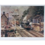 Railways related: Peter Owen Jones, group of three coloured prints including 'Darley Dale