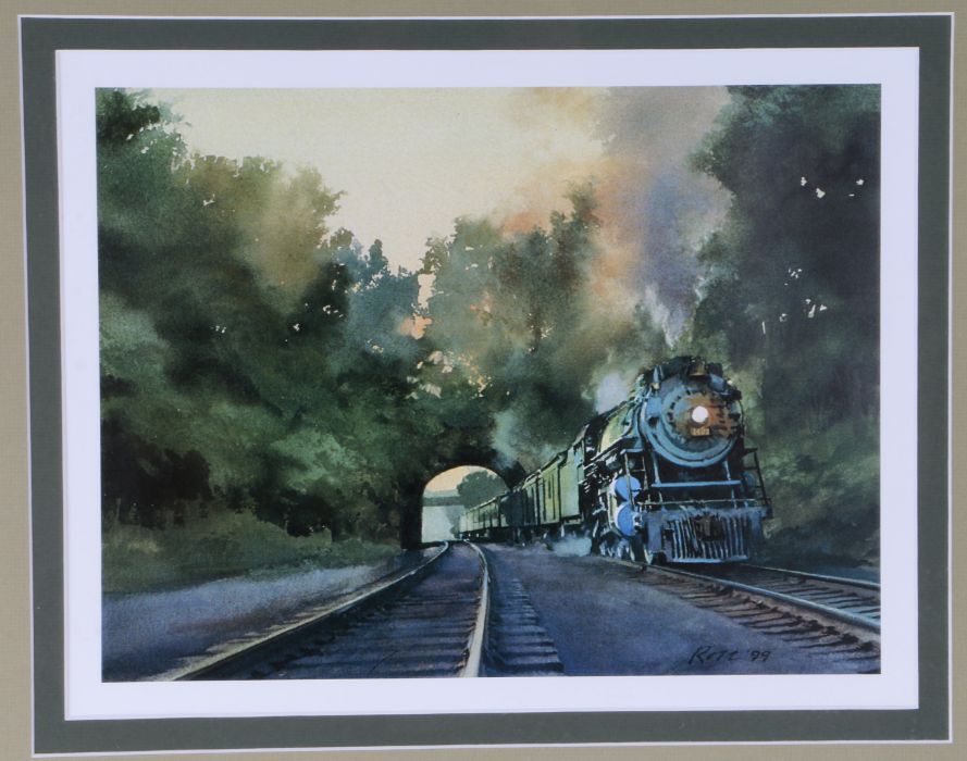 Railway interest: After Ted Rose, Group of seven coloured prints, various sizes, (7) - Image 3 of 6