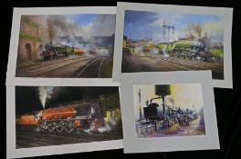 Railways related: Terence Cuneo (1907-1996) 'Simplon Orient Express 1930's', signed and numbered