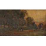 WA Newman (19th century) rural landscape signed and dated 1918 (lower right) oil on canvas 29 x 49.