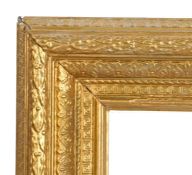 Straight pattern picture frame, 19th Century English, 13" x 11" (rebate)