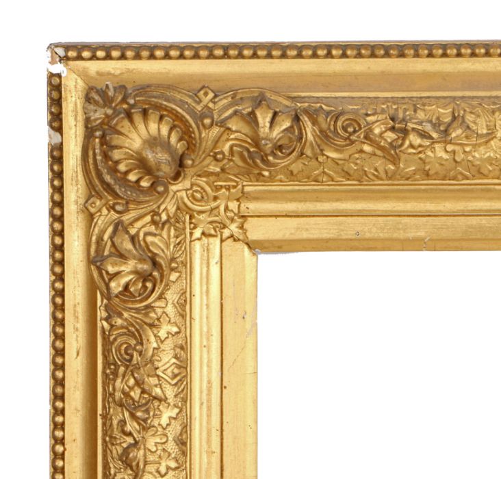 Straight pattern picture frame, horizontal only(slight a/f), 19th Century English, 39" x 28"