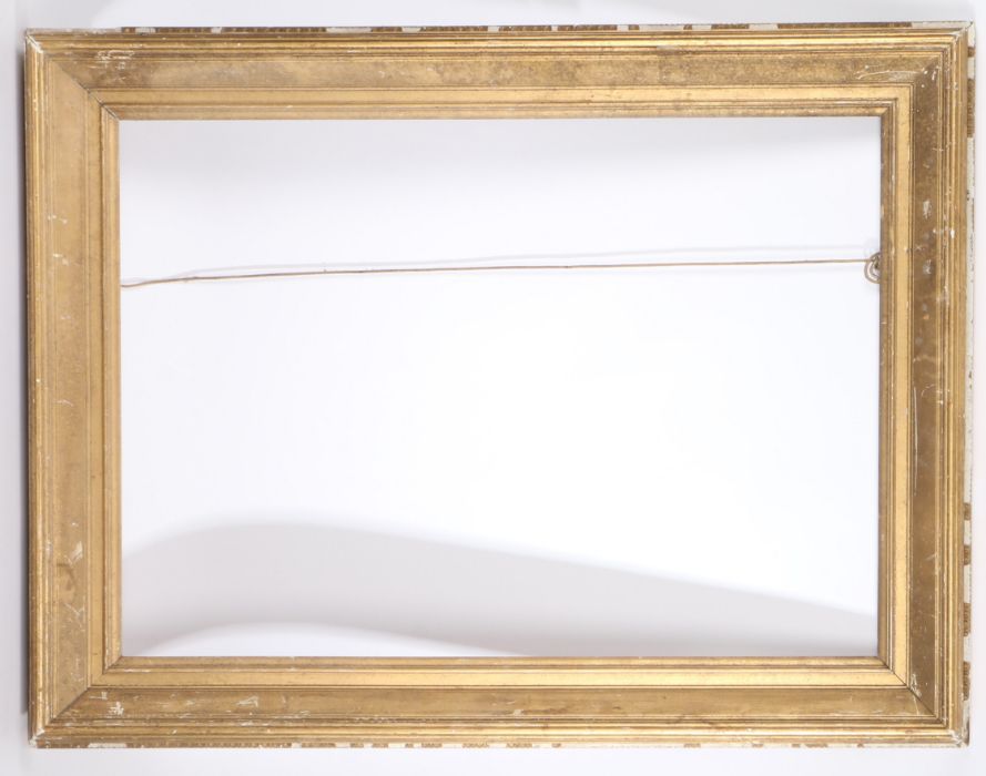 Straight pattern picture frame, 19th Century English, 35" x 24" (rebate) - Image 2 of 2