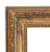 Straight picture frame, inner missing, 19th Century English, 12" x 10" (rebate)