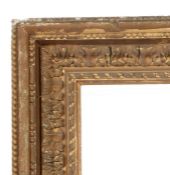 Carlo Maratta picture frame, 18th century, 32" x 24" (rebate)