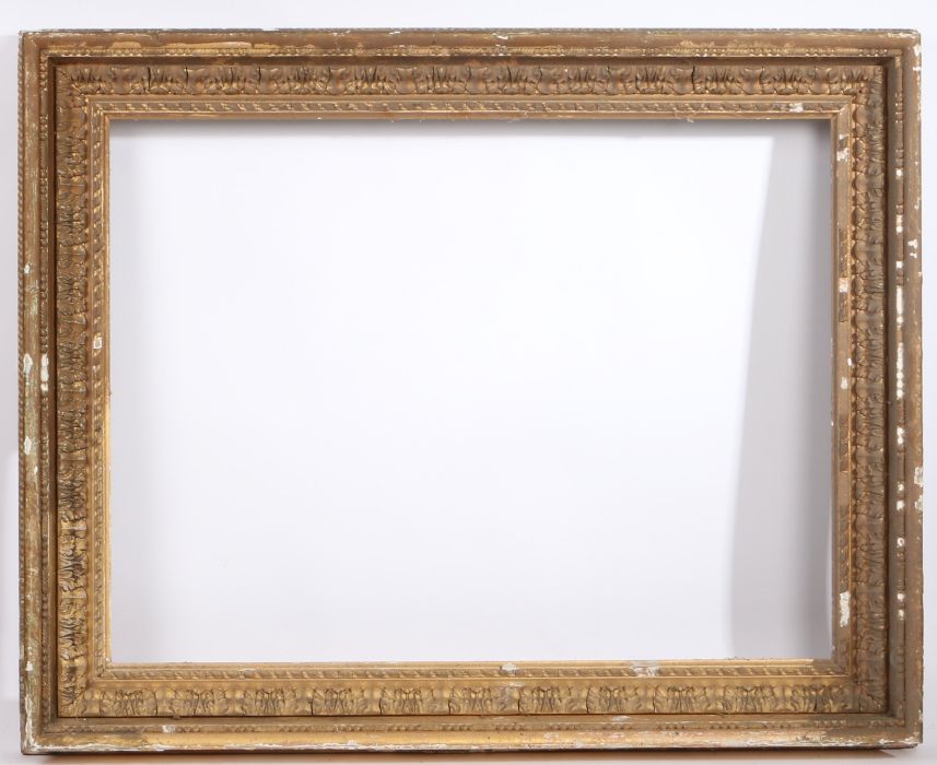 Carlo Maratta picture frame, 18th century, 32" x 24" (rebate) - Image 2 of 2