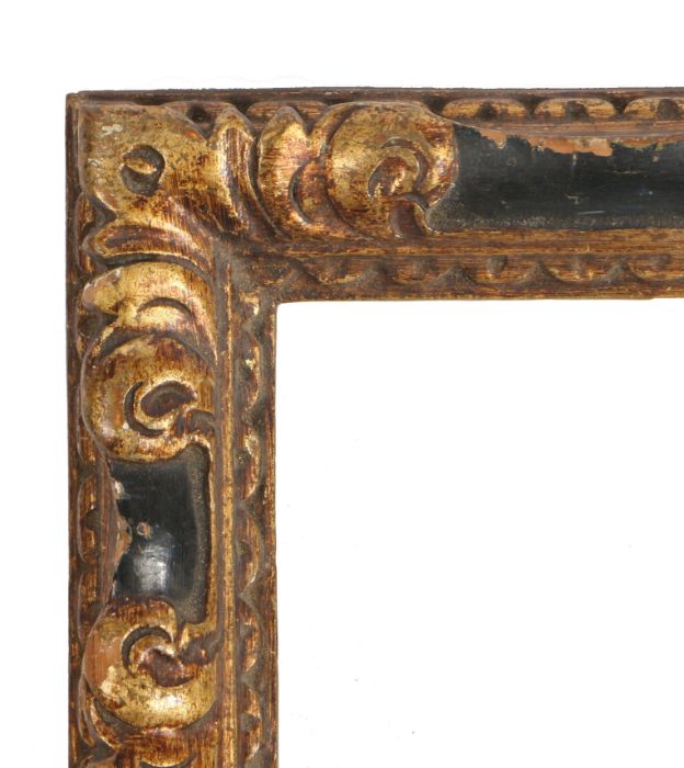 Carved picture frame, 19th Century Spanish, 10" x 7" (rebate)