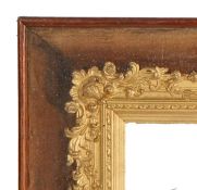 Edwardian portrait boxed picture frame, velvet lined, 13.5" x 11" (rebate)