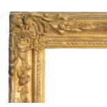 Straight picture frame with corners, 19th Century English, 15.5" x 14" (rebate)