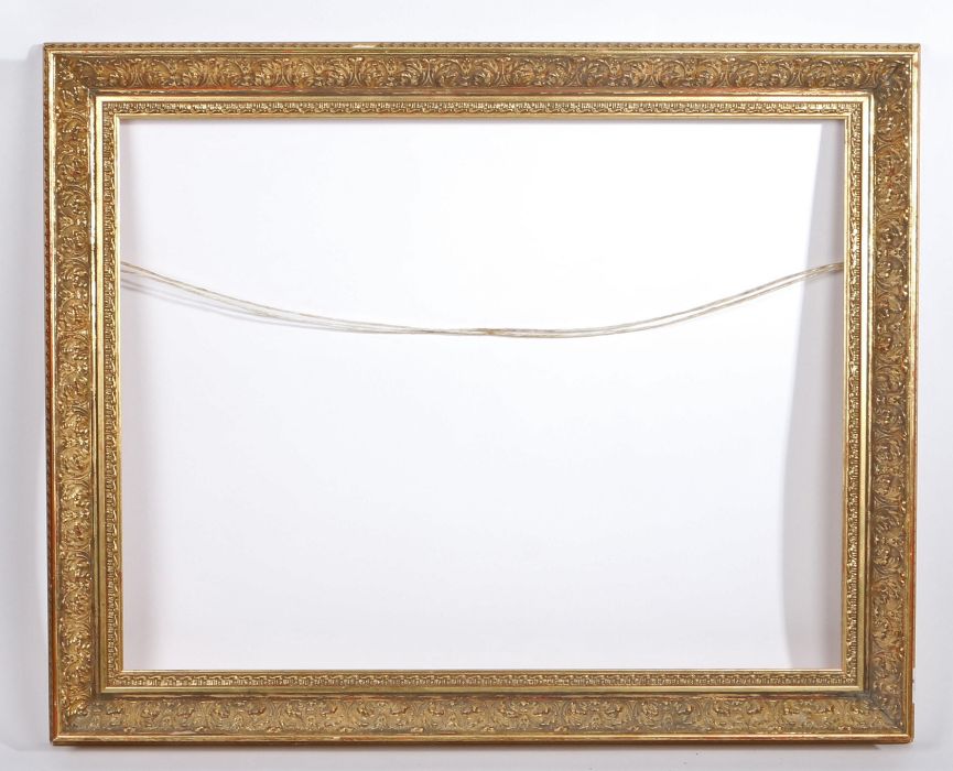 Straight pattern picture frame, 20th Century English, 30"x 23" (rebate) - Image 2 of 2