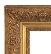 Barbizon picture frame, 19th century, 26" x 18" (rebate)