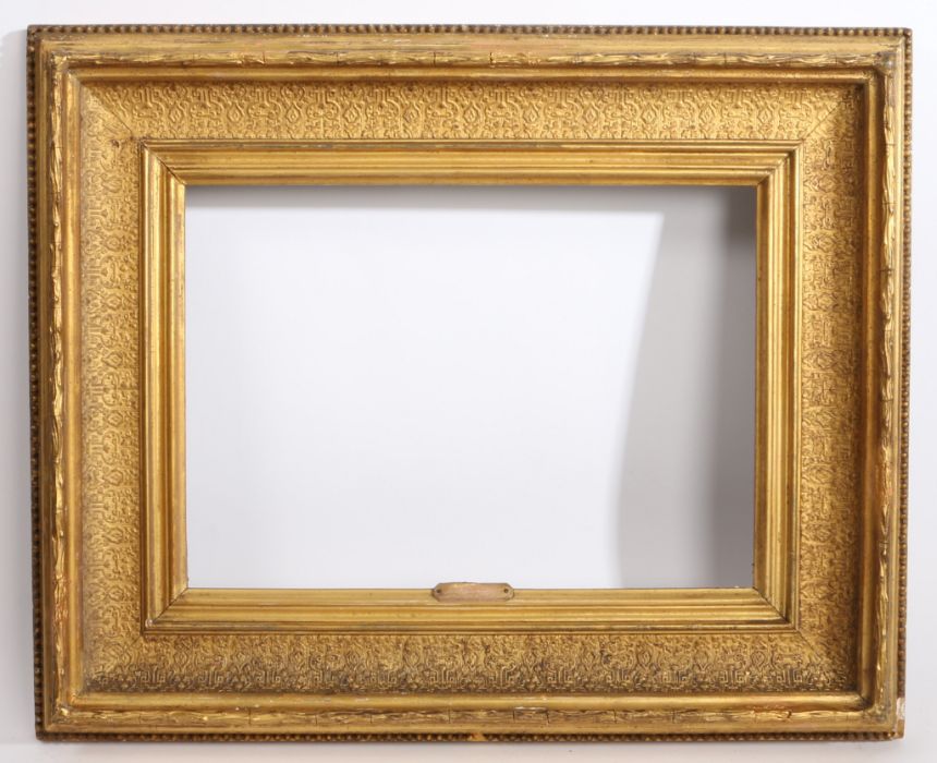 Victorian straight pattern picture frame, no inner, 19th Century English, 17" x 12" (rebate) - Image 2 of 2