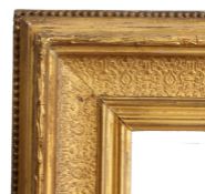 Victorian straight pattern picture frame, no inner, 19th Century English, 17" x 12" (rebate)