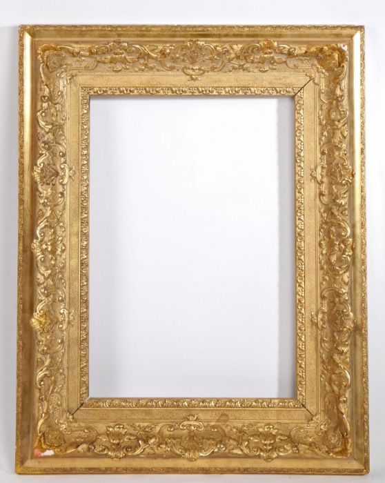 Heavily pattered picture frame, 19th Century Continental, 22" x 16" (rebate) - Image 2 of 2